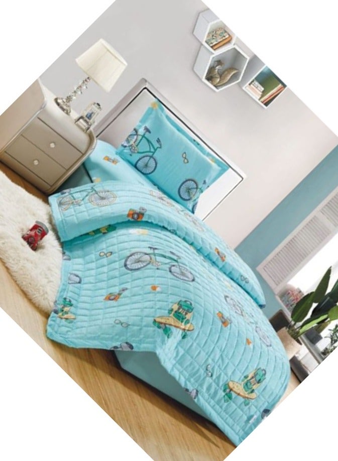 مون طقم لحاف سرير مضغوط مكون من 3 قطع رسوم اطفال - Image 2